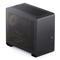 Jonsbo U4 Mini Mesh Micro-ATX-Gehäuse - schwarz - Midi/minitower - ATX