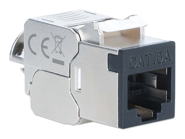 Intellinet Cat6a 10G STP Keystone-Modul schwarz