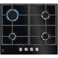 Electrolux KGG6426K - Nero - Da incasso - 56 cm - Gas - Vetro - 4 Fornello(i)