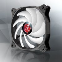 RAIJINTEK EOS 12 RBW ADD Lüfter 2er-Set inkl. Controller - schwarz 120mm