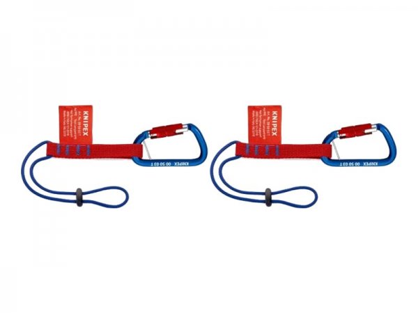 KNIPEX 00 50 06 T BK - Supporto per martello - Rosso - 85 mm - 24 mm - 35 g - 2 pz