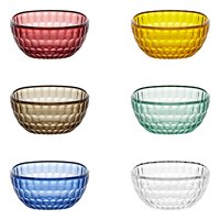 Guzzini VANITY Set 6 Schalen 12 cm Assorted colors