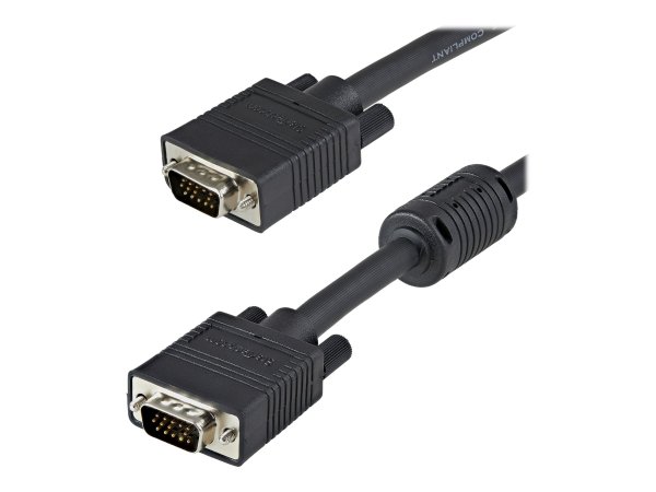 StarTech.com Cavo coassiale VGA monitor alta risoluzione 1 m - HD15 M/M - 1 m - VGA (D-Sub) - VGA (D