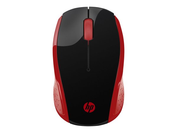 HP Wireless Mouse 200 (Empress Red) - Ambidestro - Ottico - RF Wireless - 1000 DPI - Rosso
