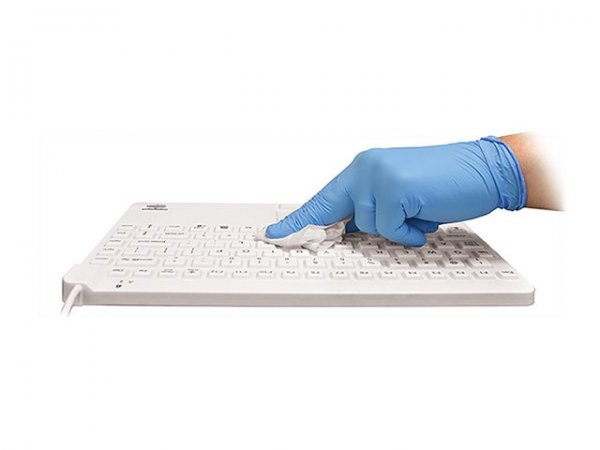 Man-Machine Really Cool Touch DE wh. Hygienetastatur white USB DE - Tastiera - QWERTZ