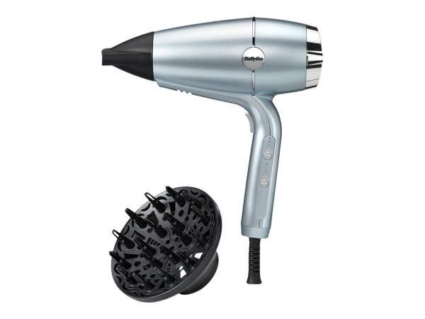 BaByliss Hydro-Fusion Hydro Fusion Hair Dryer - dC - Metallico - Monocromatico - Plastica - 2,5 m -