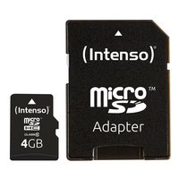 Intenso 4GB MicroSDHC - 4 GB - MicroSDHC - Classe 10 - 25 MB/s - Resistente agli urti - A prova di t