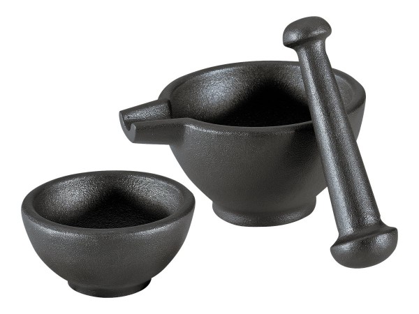 Zassenhaus Mörser-Set 3tlg. Gusseisen