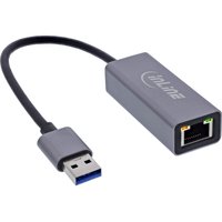 InLine Cavo adattatore di rete USB 3.2 - da USB-A a rete RJ45 Gigabit