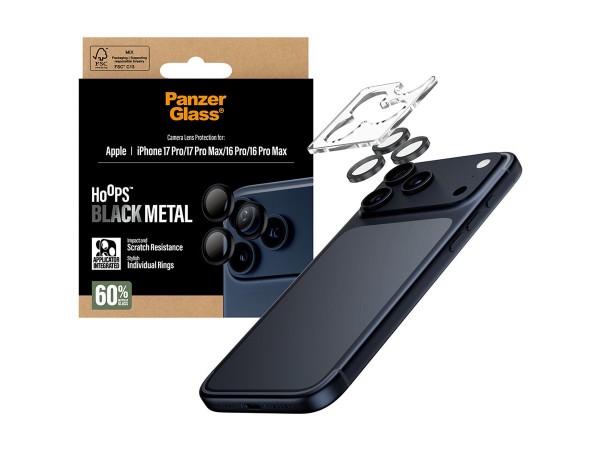 PanzerGlass Hoops Black iP 16 17 Pro 16 17 Max