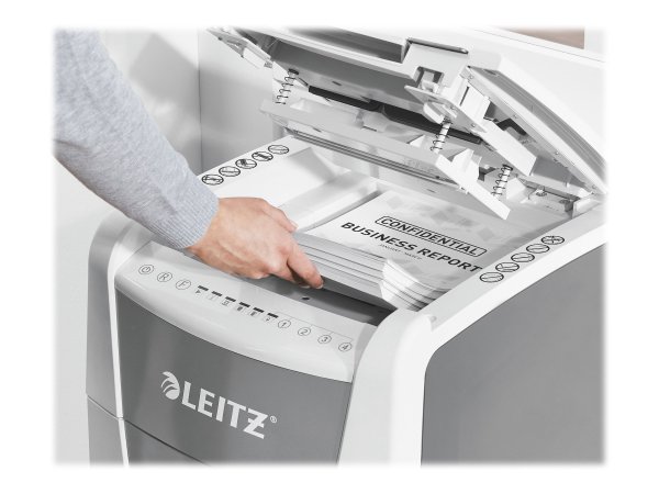 Esselte Leitz 80150000 - Triturazione incrociata - 22 cm - 4 x 30 mm - 60 L - Touch - 4 ruota(e)